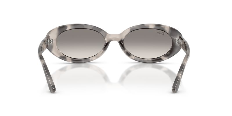 Ray-Ban RB2223F in Opal Grey Havana - Temple Detail