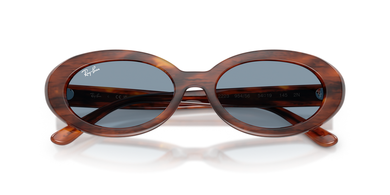 Ray-Ban RB2223F in Striped Havana - Alternate View