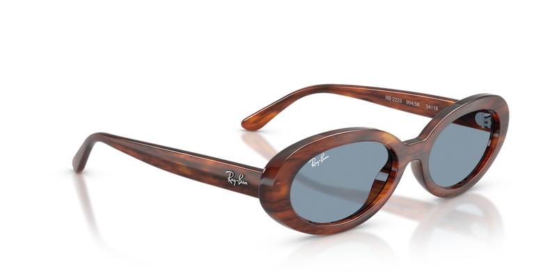 Ray-Ban RB2223F in Striped Havana - Alternate View