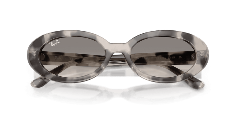 Ray-Ban RB2223 in Opal Grey Havana / Clear Gradient Grey (144832) - Side View