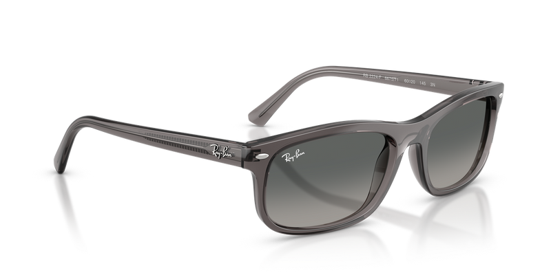 Ray-Ban RB2224F in Opal Light Grey / Grey Gradient (667571) - Alternate View