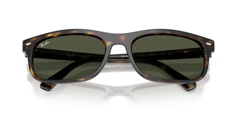 Ray-Ban RB2224F in Havana / Green (710/31) - Alternate View