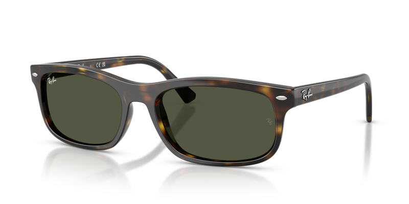 Ray-Ban RB2224 in Havana / Green (710/31) - Alternate View