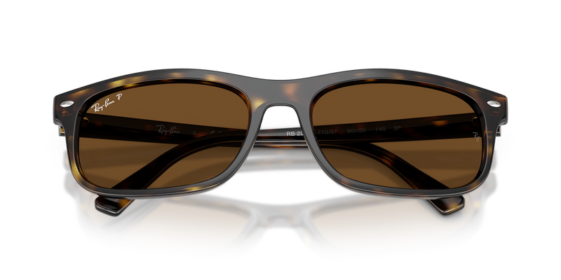 Ray-Ban RB2224 in Havana / Polarized Brown (710/57) - Alternate View