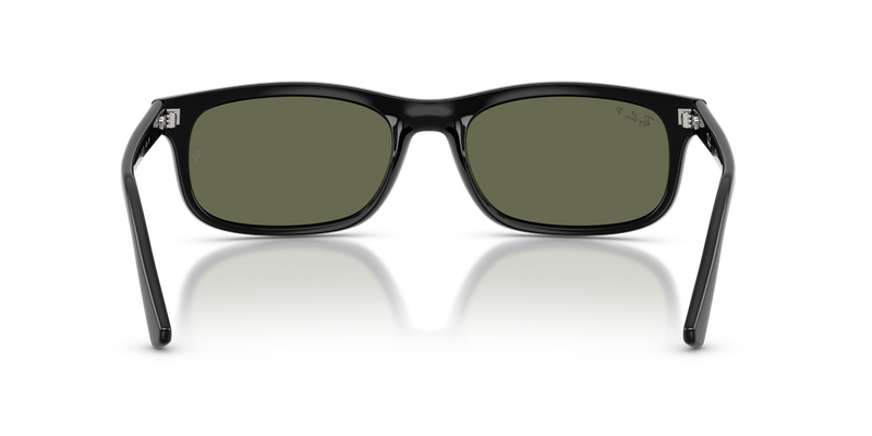 Ray-Ban RB2224 in Black / Polarized Green (901/58) - Alternate View