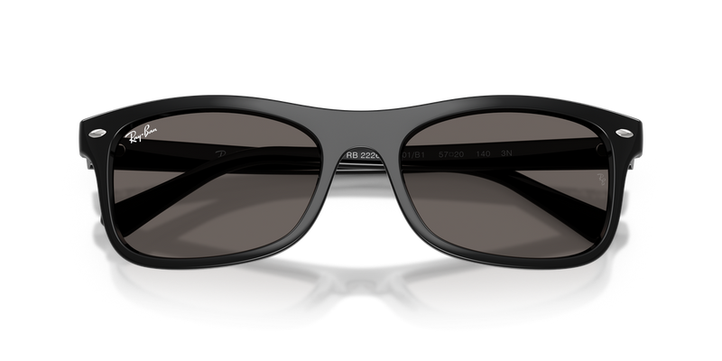 Ray-Ban RB2226F in Black / Dark Grey (601/B1) - Alternate View