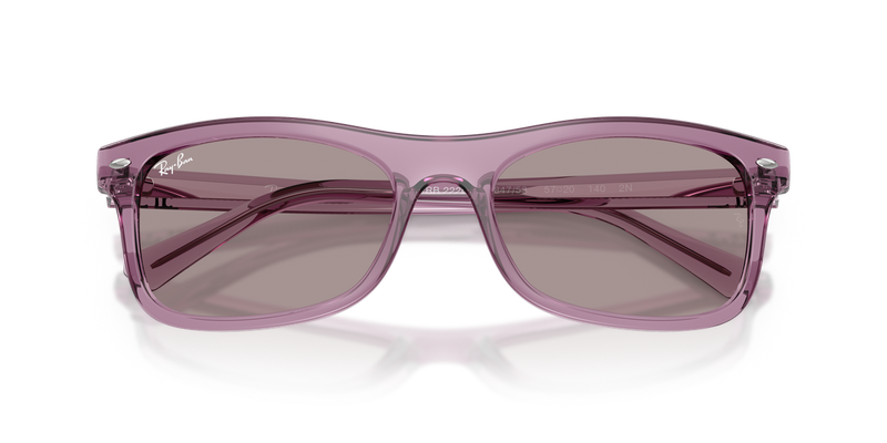 Ray-Ban RB2226F in Transparent Violet / Violet (684753) - Alternate View