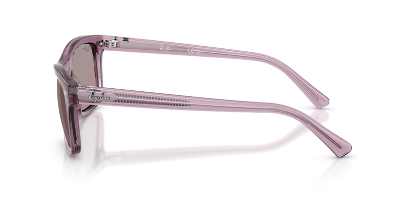 Ray-Ban RB2226F in Transparent Violet / Violet (684753) - Alternate View