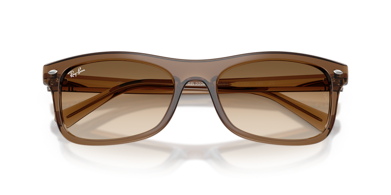 Ray-Ban RB2226 in Transparent Light Brown / Clear Gradient Brown (664051) - Side View