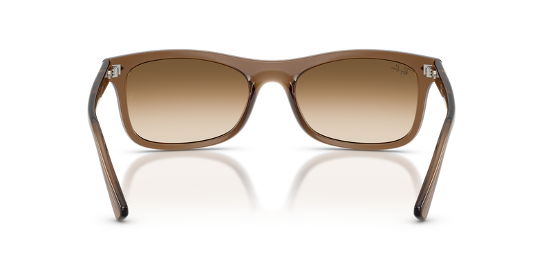 Ray-Ban RB2226 in Transparent Light Brown / Clear Gradient Brown (664051) - Temple Detail