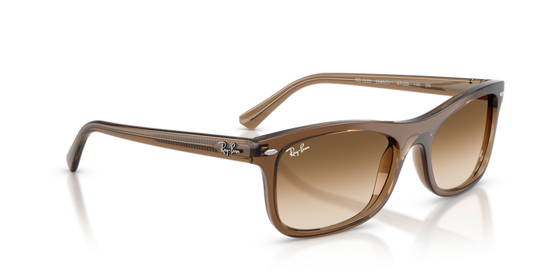 Ray-Ban RB2226 in Transparent Light Brown / Clear Gradient Brown (664051) - Alternate View
