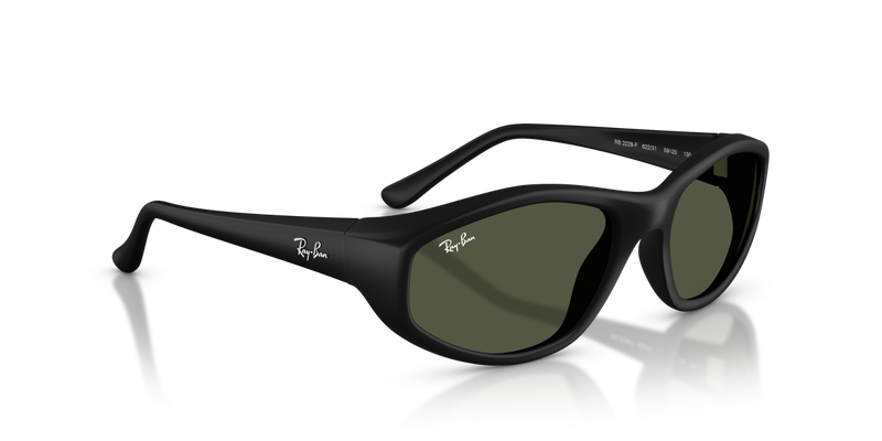 Ray-Ban RB2228F in Rubber Black - Alternate View