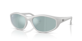 Silver / Light Green Mirror Silver (690330)