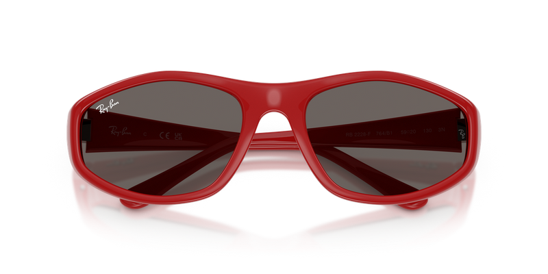 Ray-Ban RB2228F in Red - Alternate View