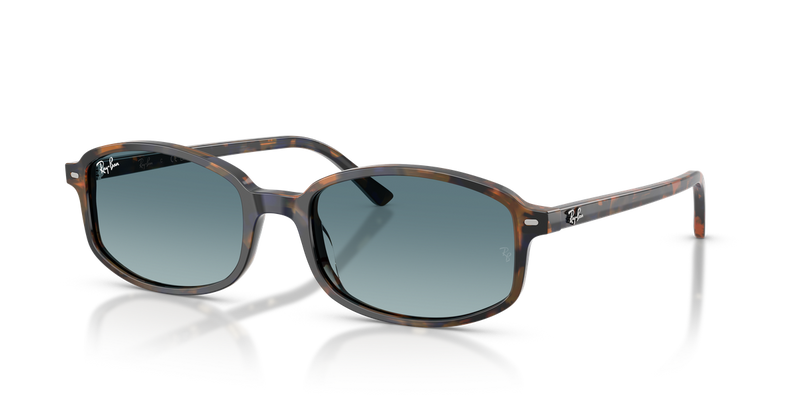 Ray-Ban RB2232 in Yellow & Blue Havana / Blue Gradient Grey (13563M) - Alternate View