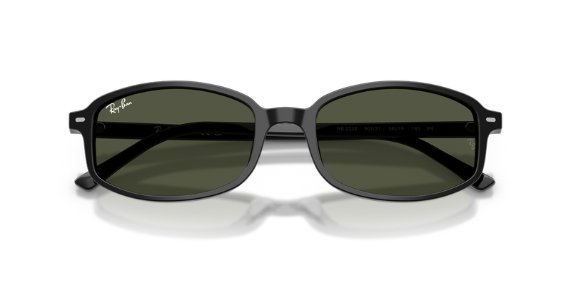 Ray-Ban RB2232 in Black / Green (901/31) - Alternate View