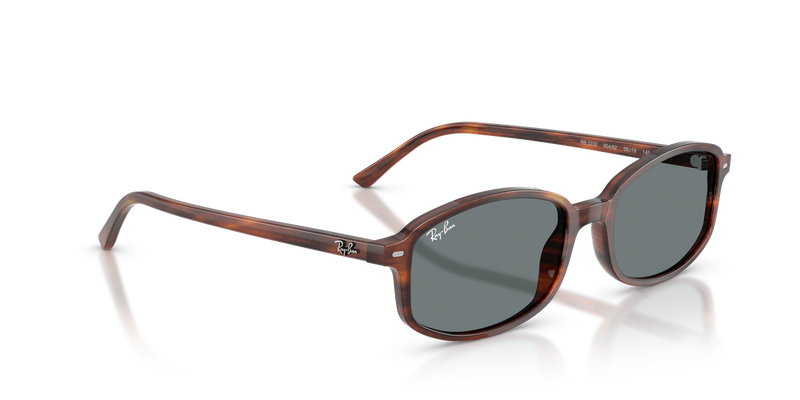 Ray-Ban RB2232 in Striped Havana / Blue (954/62) - Alternate View