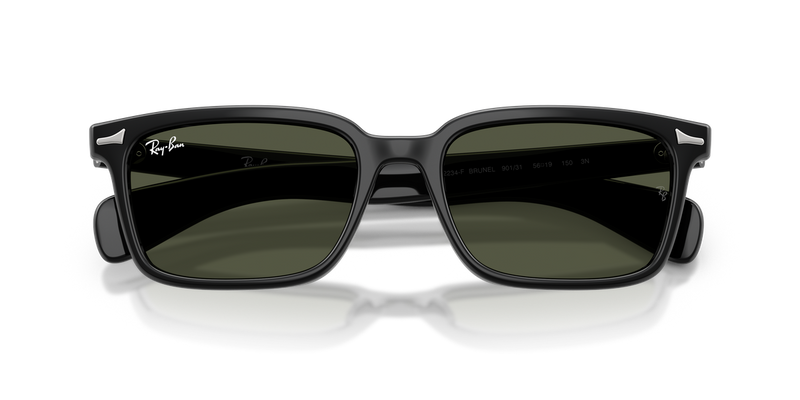 Ray-Ban BRUNEL in Black - Side View