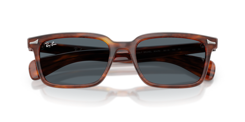 Ray-Ban BRUNEL in Striped Havana - Alternate View