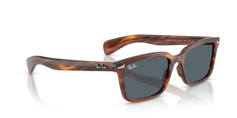 Ray-Ban BRUNEL in Striped Havana - Alternate View