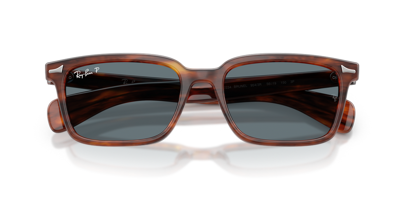 Ray-Ban BRUNEL in Striped Havana - Alternate View