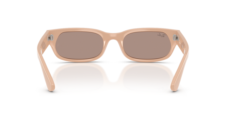 Ray-Ban RB2236F in Nude - Temple Detail