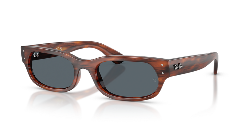 Ray-Ban RB2236F in Striped Havana - Alternate View
