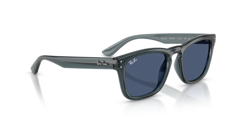 Ray-Ban RB2238 in Transparent Blue - Alternate View