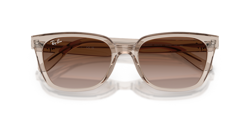 Ray-Ban RB2243D in Transparent Light Brown - Alternate View