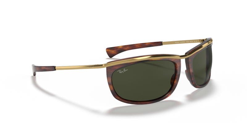 Ray-Ban OLYMPIAN I in Striped Havana - Alternate View