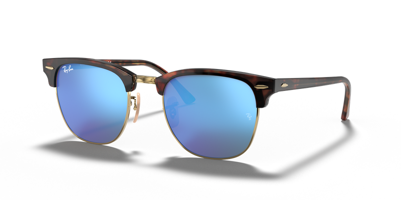 Ray-Ban CLUBMASTER in Havana On Gold - Alternate View