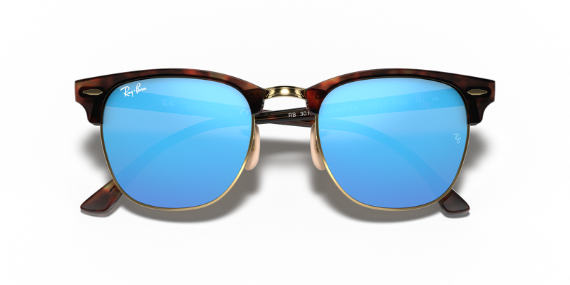 Ray-Ban CLUBMASTER in Havana On Gold - Alternate View