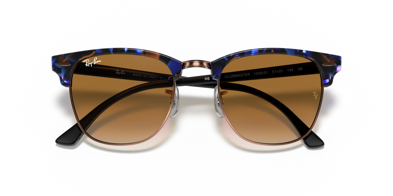 Ray-Ban CLUBMASTER in Brown & Blue - Alternate View