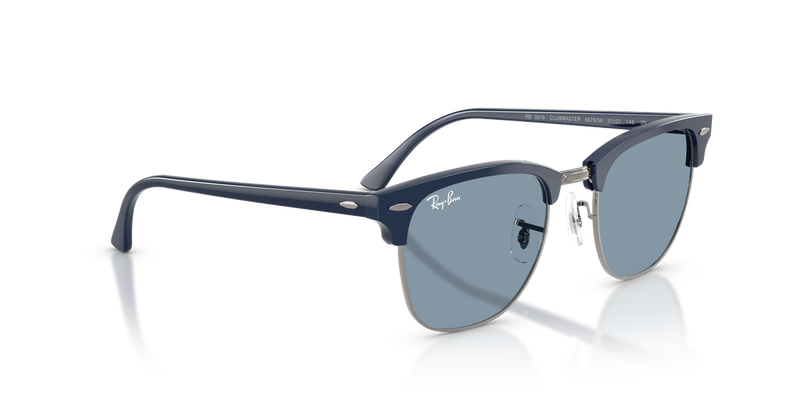 Ray-Ban CLUBMASTER in Blue & Gunmetal - Alternate View