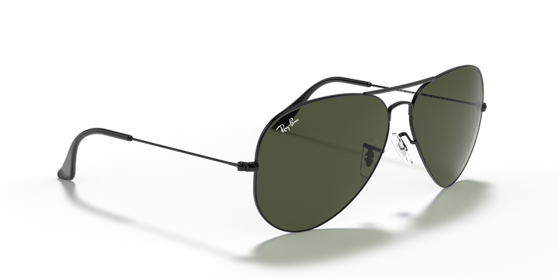 Ray-Ban AVIATOR LARGE METAL II in Black / G-15 Green (L2821) - Alternate View