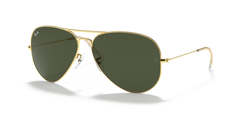 Ray-Ban AVIATOR LARGE METAL II in Arista Gold / G-15 Green (L2846) - Alternate View