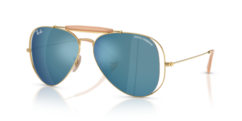 Arista Gold / Dark Blue Mirror Blue (001/55)