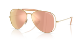 Arista Gold / Dark Brown Mirror Rose Gold (001/7J)