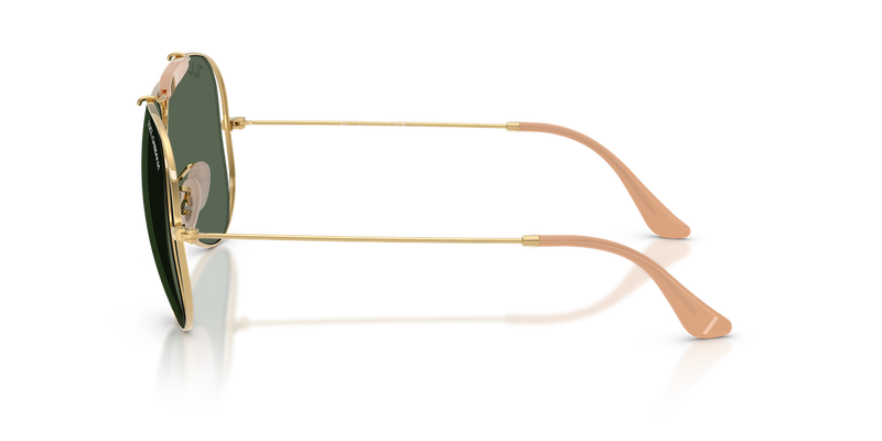 Ray-Ban RB3138M in Arista Gold - Back View