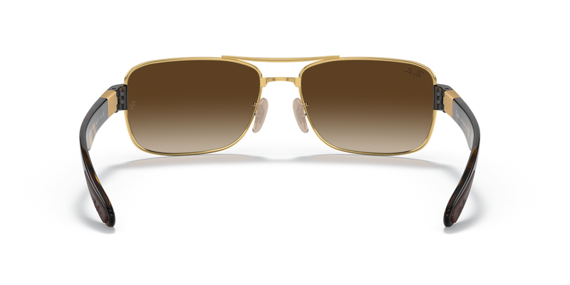 Ray-Ban RB3522 in Arista Gold - Temple Detail