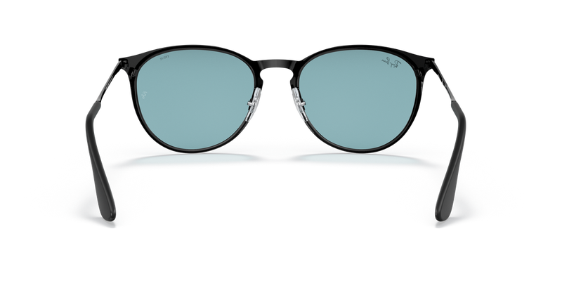 Ray-Ban ERIKA METAL in Black / Evolve Photo Blue To Violet (002/Q2) - Alternate View
