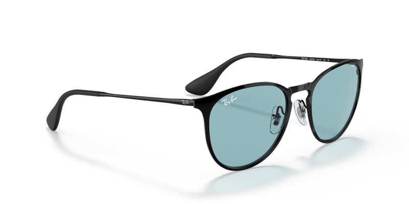 Ray-Ban ERIKA METAL in Black / Evolve Photo Blue To Violet (002/Q2) - Alternate View