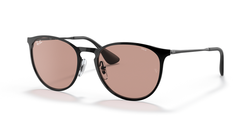 Ray-Ban ERIKA METAL in Black / Evolve Photo Brown To Dark Brown (002/Q4) - Alternate View
