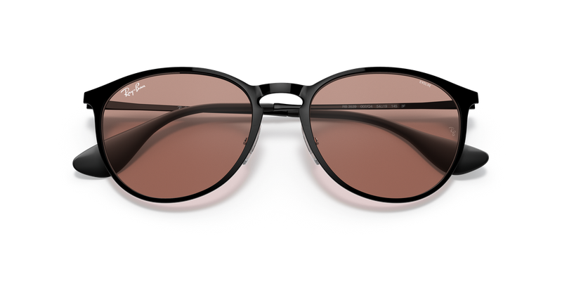 Ray-Ban ERIKA METAL in Black / Evolve Photo Brown To Dark Brown (002/Q4) - Alternate View