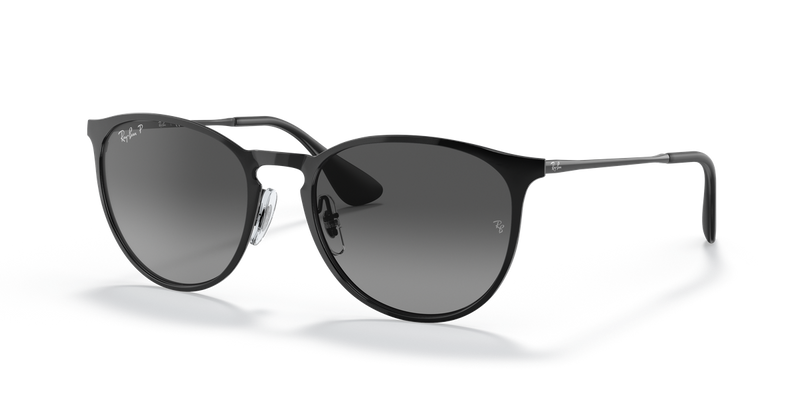 Ray-Ban ERIKA METAL in Black / Grey Polarized (002/T3) - Alternate View