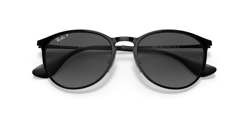 Ray-Ban ERIKA METAL in Black / Grey Polarized (002/T3) - Alternate View