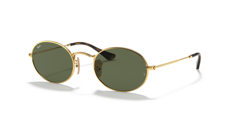 Ray-Ban OVAL in Arista Gold - Alternate View