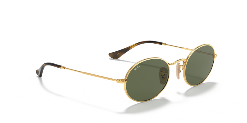 Ray-Ban OVAL in Arista Gold - Alternate View