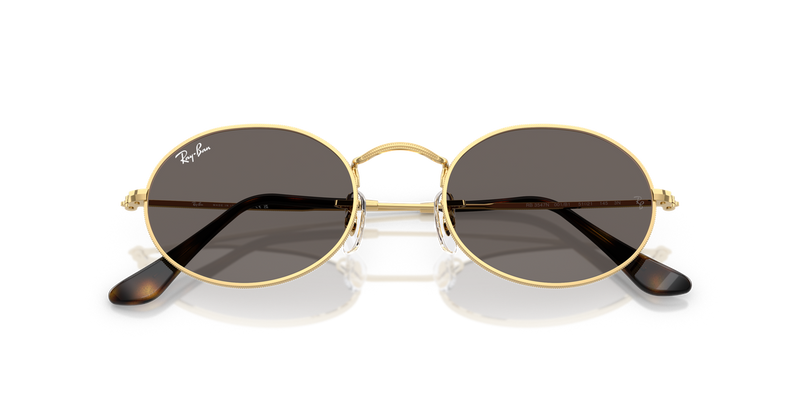 Ray-Ban OVAL in Arista Gold - Alternate View