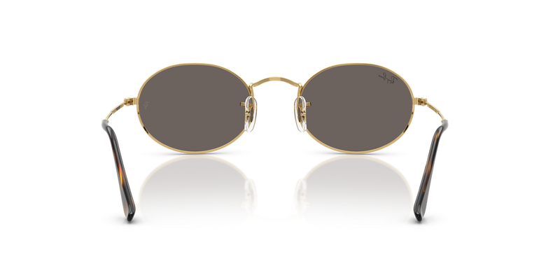 Ray-Ban OVAL in Arista Gold - Alternate View